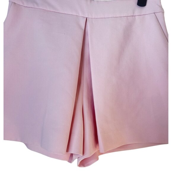 2/$30 ZARA XS Light Pink Pleated High-Waist Shorts - Picture 9 of 10